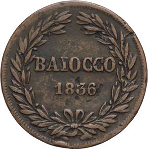 Stato Pontificio - 1 Baiocco 1836 - Gregorio ... 