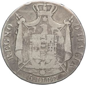 Re dItalia - 5 lire 1810 - Napoleone I ... 