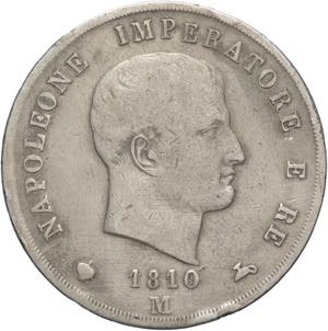 5 lire 1810 - Napoleone ... 