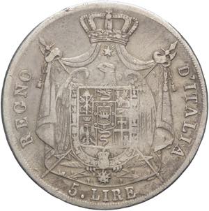5 lire 1810 - Napoleone I (1805 - 1814) - ... 
