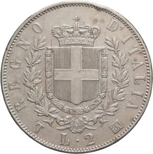 Vittorio Emanuele II (1861-1878)  2 lire ... 