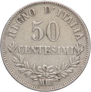 50 Centesimi 1963 - Vittorio Emanuele II ... 