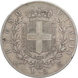5 Lire 1865 - Vittorio Emanuele II (1861 - ... 