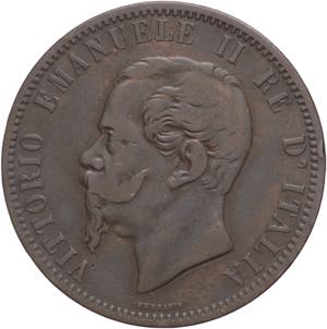 10 Centesimi 1866 - ... 