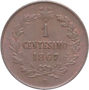 1 Centesimo 1867 - Vittorio Emanuele II ... 