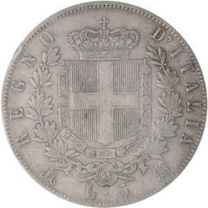 5 Lire 1875 - Vittorio Emanuele II (1861 - ... 