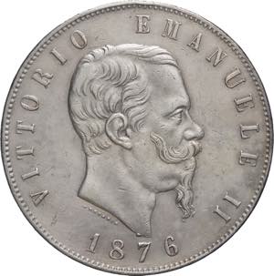 5 lire 1876 - Vittorio ... 