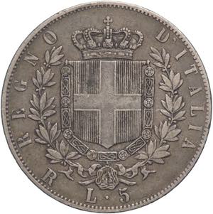 5 Lire 1878 - Vittorio Emanuele II (1861 - ... 