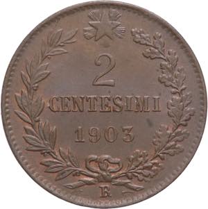 2 centesimi 1903 - Vittorio Emanuele III ... 