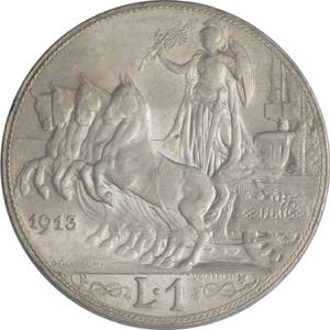 1 lire 1913 - Vittorio Emanuele III (1900 - ... 