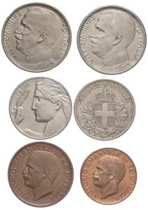 Lotto 5 monete 1920 - ... 
