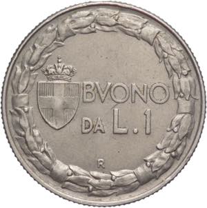 Buono da 1 Lira 1922 - Vittorio Emanuele III ... 
