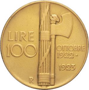 Regno dItalia - 100 Lire 1923 - Vittorio ... 