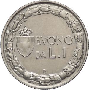 Buono da 1 Lira 1926 - Vittorio Emanuele III ... 