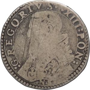 Fano - 1 Testone - Gregorio XIII (1572 - ... 