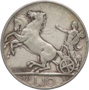 10 lire 1928 - Vittorio Emanuele III (1900 - ... 
