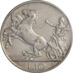 10 lire 1929 - Vittorio Emanuele III (1900 - ... 