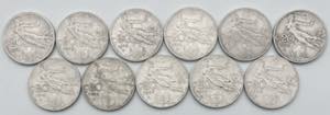 Lotto di 15 monete da 20 centesimi da 1908 a ... 