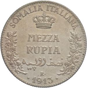  Somalia italiana - 1/2 Rupia 1913 - ... 