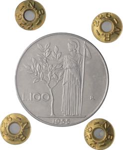 100 lire 1955 - Minerva I° tipo - R2 - Gig. ... 