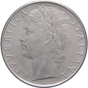 100 lire 1956 - Minerva ... 