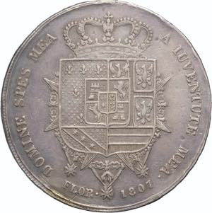 Regno dEtruria -1 Dena 1807 - Carlo ... 