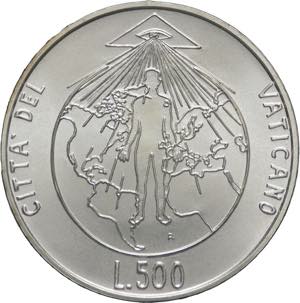 500 Lire 1994 - Moneta celebrativa della ... 
