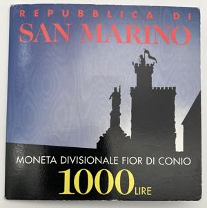 1000 lire 1997 - Millenario della ... 