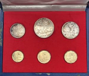 Argentina - set di 6 monete 1978 - nominali ... 