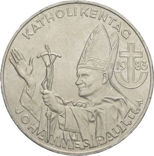 Austria - 500 scellini 1983 - Papa Giovanni ... 