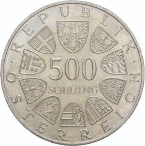 Austria - 500 scellini 1988 - 100° Victor ... 
