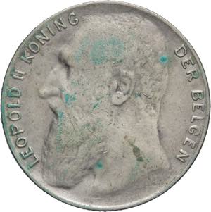 Belgio 50 Centimes 1901 ... 