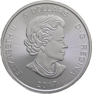 5 Dollari 2017 - Canada ... 