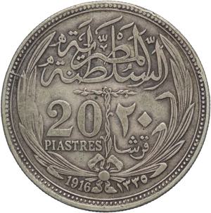 Egitto - 20 piastre 1916 - Sultanato Hussein ... 