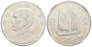 China - Republic (1912-1949) - 1 Yuan year ... 