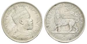 Etiopia - Menelik II (1889-1913) - ⅛ Birr ... 