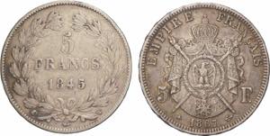 Francia - lotto 2 monete da 5 Franchi ... 