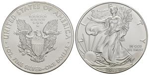 U.S.A. - 1 Dollaro Liberty 2015 - 1 OZ Ag. ... 