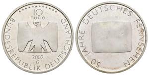 Germania - 10 Euro 2002 - 50° Anniversario ... 