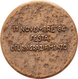 Italia - Medaglia emessa nel 1984 ... 