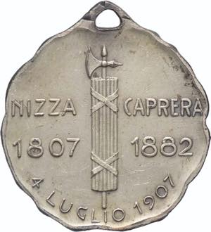 Giuseppe Garibaldi (1807-1882) Medaglia 1907 ... 