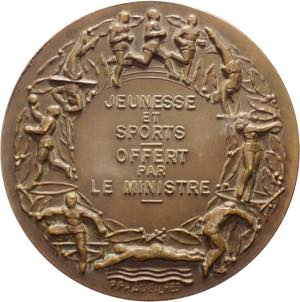 Francia - medaglia Jeunesse et Sports - opus ... 