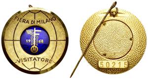 Distintivo Fiera di Milano 1968 - Gr. 17,80 ... 
