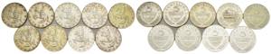 Austria - lotto di 10 monete da 5 Scellini - ... 
