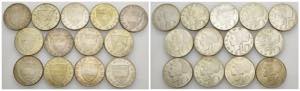 Austria - lotto di 13 monete da 10 Scellini ... 