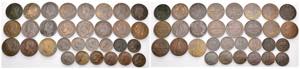 Regno dItalia - Lotto di 31 monete da 1 e 2 ... 