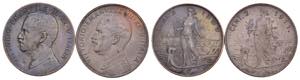 Regno dItalia - lotto di 2 monete da 2 ... 