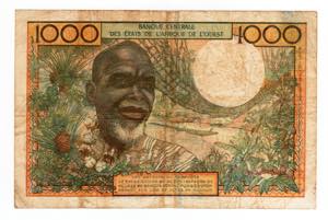 Africa Occidentale - 1000 Franchi (1959 - ... 