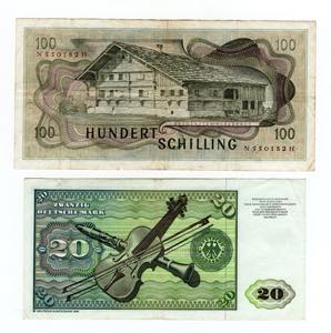 Germania - lotto di 2 banconote - anni e ... 