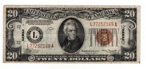 U.S.A. - 20 Dollari 1934 ... 